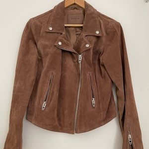 BlankNYC Suede Moto Jacket